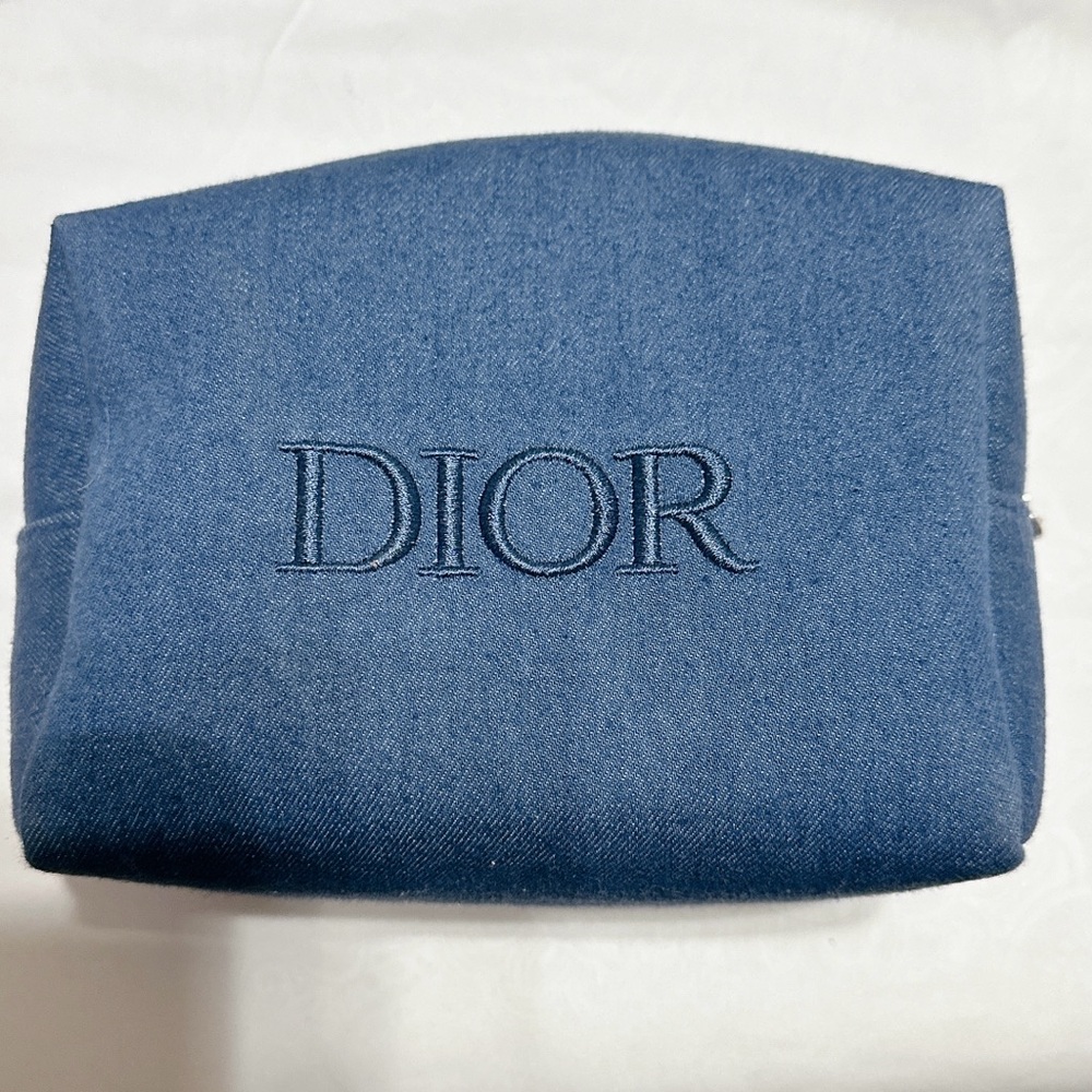 Dior Navy Blue Travel Pouch